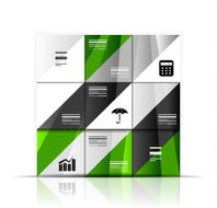 Vector webpage template