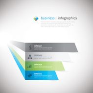 Fresh infographic boxes with icons vector illustration