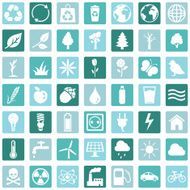 Vector Set of Ecologic Icons N11