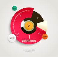 Abstract infographics design N20