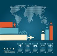 infographic vector traffic set N2