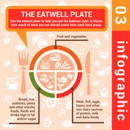 infographic concept eatwell plate N2