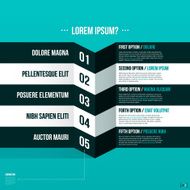 Abstract infographics banner design