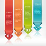 Colorful Infographics Number Template N3