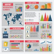 Airport Infographics Set N2