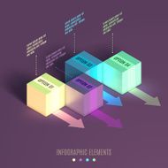 Business Infographics cube