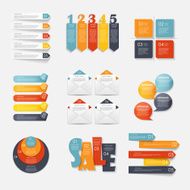 Collection of Infographic Templates for Business Vector Illustra N40