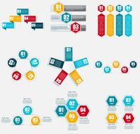 Infographic Templates for Business Vector Illustration N363