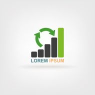 Business Infographic graph icon