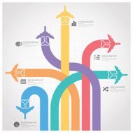 Business Journey With Global Airline Infographic Diagram N3