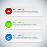 Modern 3d infographics options Abstract 3D digital illustration Infographic