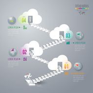 Infographics vector design template N106