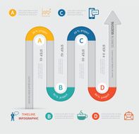 vector timeline infographic template