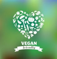 vegetarian and vegan healthy organic background N2