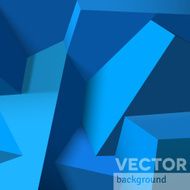 Abstract background with overlapping blue cubes N3