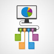 Flat design concept infographics