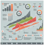 Vector business charts and design elements
