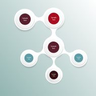 metaball colorful round diagram infographics N4
