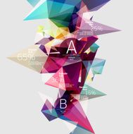 Colorful abstract graph
