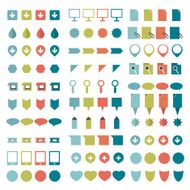 Big set of flat icons