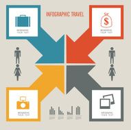 Travel infographics with data icons and elements N5
