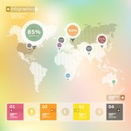 set of infographics elements N11