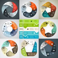 Modern vector infographics for business project
