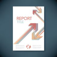 Brochure or annual report cover with abstract background and space N2