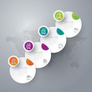 Infographics vector design template N109