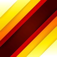 Abstract red orange and yellow paper triangle shapes background