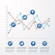 Diagram design for workflow layout number options web design infographics