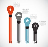 Infographic Templates for Business Vector Illustration N394