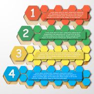 Step Infographics color template vector for business design N2