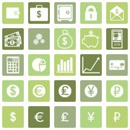 Vector Set of Finance Icons N2