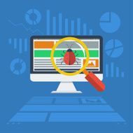 seo optimization concept flat style