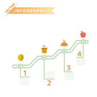 Colorful vector design for workflow layout N5