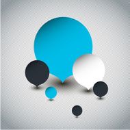 3D design speech bubbles