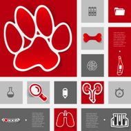Veterinary sticker infographic N2