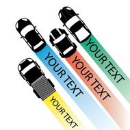 Race car for your text