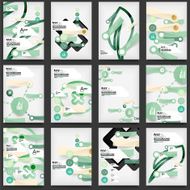 Set of Flyers Brochure Design Templates