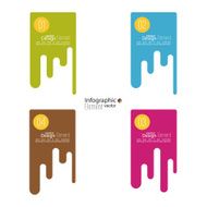 Comparative chart with templates for presentation N21