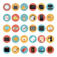 Modern Icons Set Vector Illustration