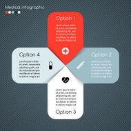 Modern vector template for your medical project N4