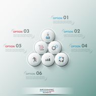 Modern infographic option banner N49