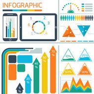 Template infographic for IT technology