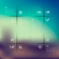 business infographic with unfocused background N89