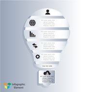 Infographics web design Modern template N5