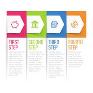Sequential text boxes design element N2