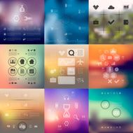 business infographic with unfocused background N94