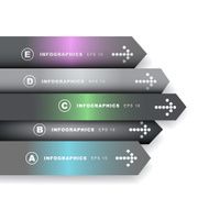 Arrow option banner Infographics